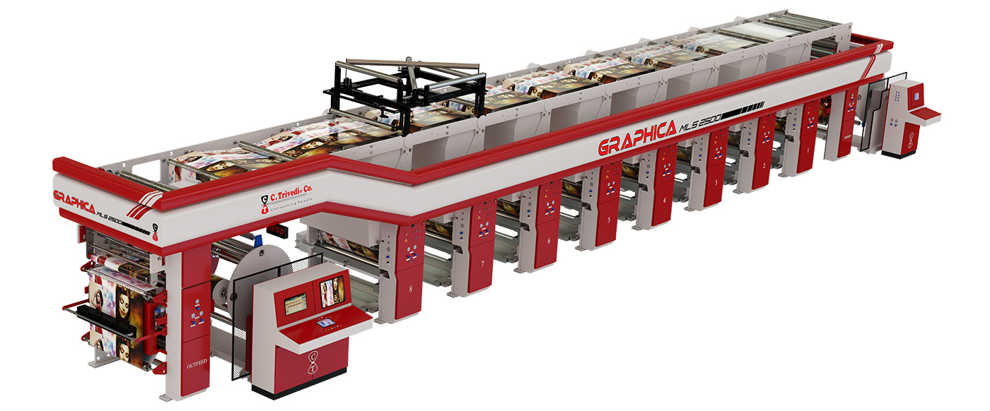 High Speed rotogravure printing machine