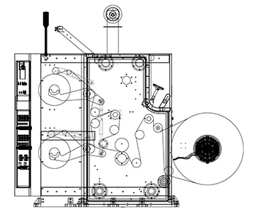 Cantilever Differential Slitter Rewinder